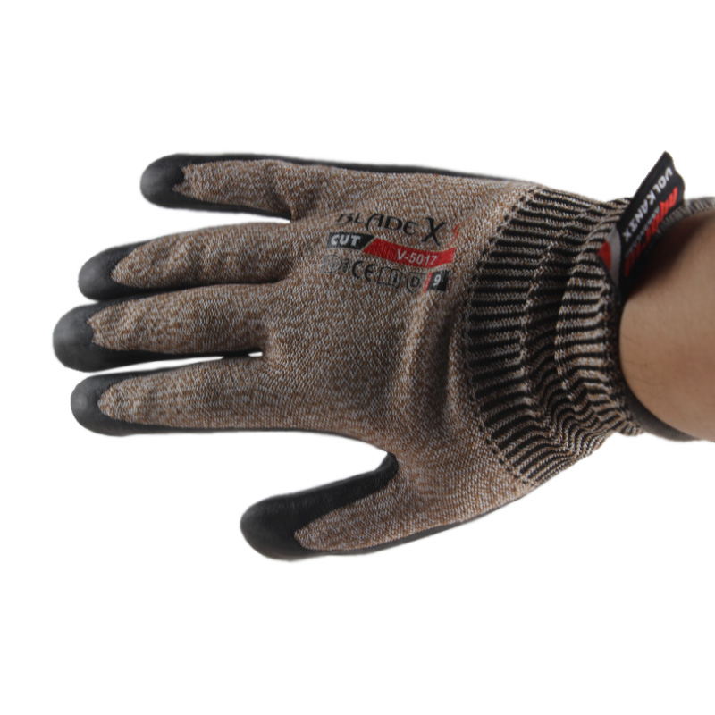 賽立特V-5017丁腈涂層5級防割手套圖片1