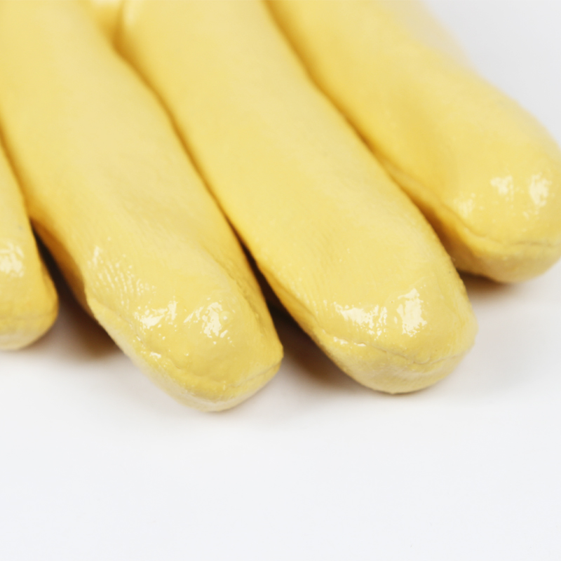 賽立特N19120A-10 3/4涂層黃丁腈手套圖片1