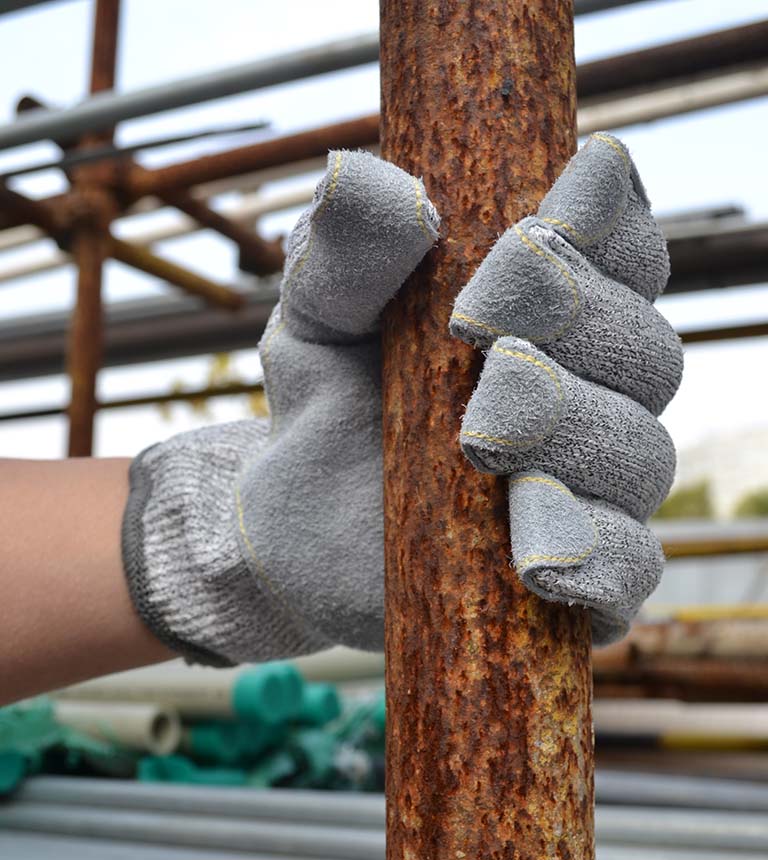 賽立特ST58117F-10一般手指翻皮5級防割手套圖片1