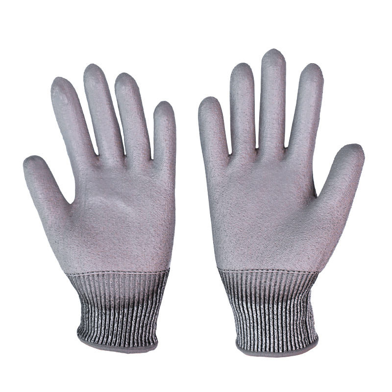 賽立特N10590-10PU涂層5級防割手套圖片3