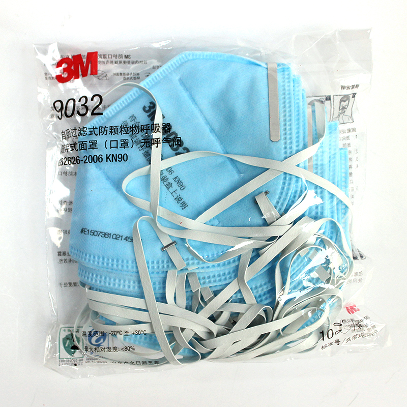 3M9032頭帶式KN90防塵口罩圖片4
