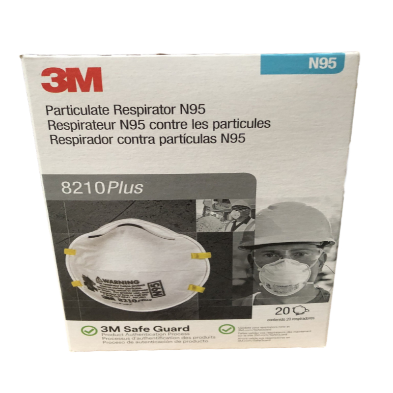 3M8210Plus N95防塵口罩圖片3