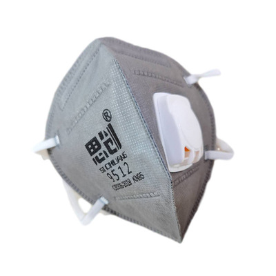 思創9512+ 566耳帶式帶閥活性炭防塵口罩圖片2