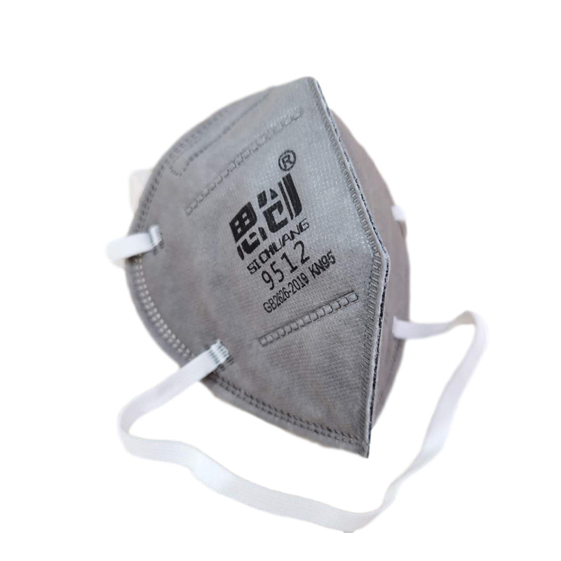思創(chuàng)9512 166活性炭頭帶式帶閥KN95防塵口罩圖片4