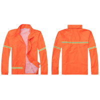 天堂T093A橘黃色套裝雨衣圖片1