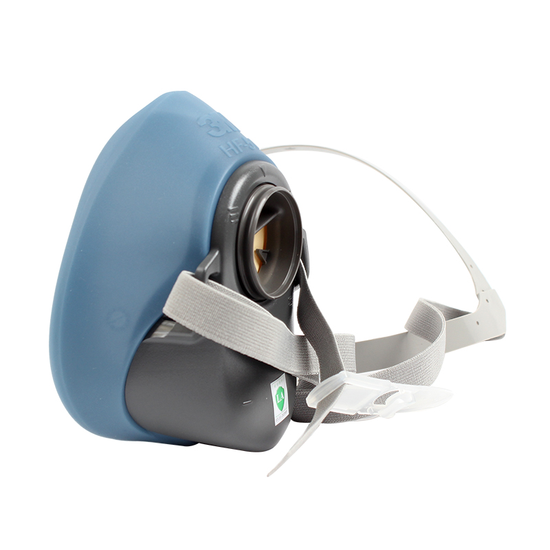 3M HF-51硅膠半面罩防毒面具圖片3