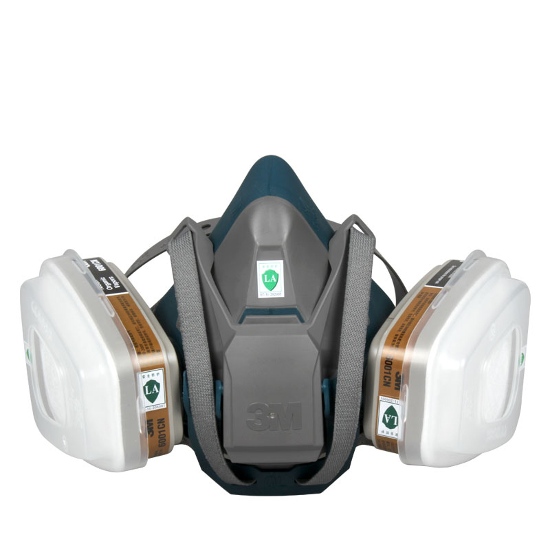 3M650PQL防毒面具硅膠半面具套裝圖片1
