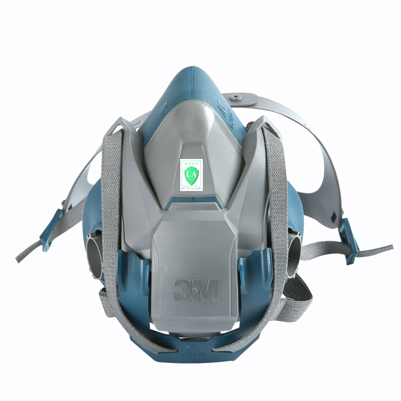 3M6502QL硅膠半面罩防毒面具本體圖片1