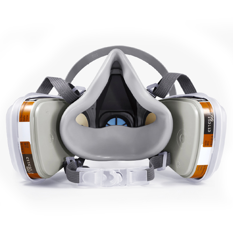 3M6200+6001防有機氣體防毒面具圖片2