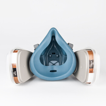 3M7502+6005防有機氣體及甲醛防毒面具圖片1