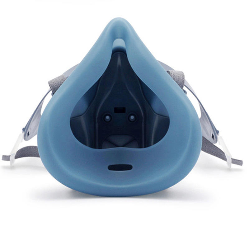 3M7501硅膠半面罩防毒面具圖片3