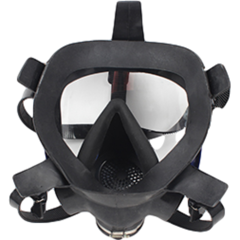 南核9006硅膠雙濾盒全面罩防毒面具圖片4