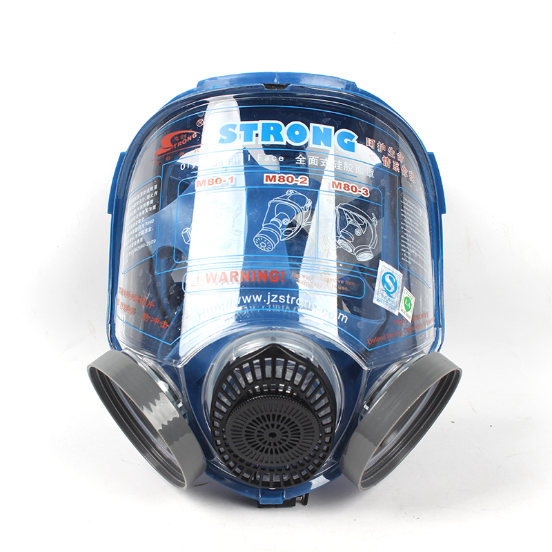 思創ST-M80-3硅膠大視野防毒面具（圓形濾毒盒）圖片4