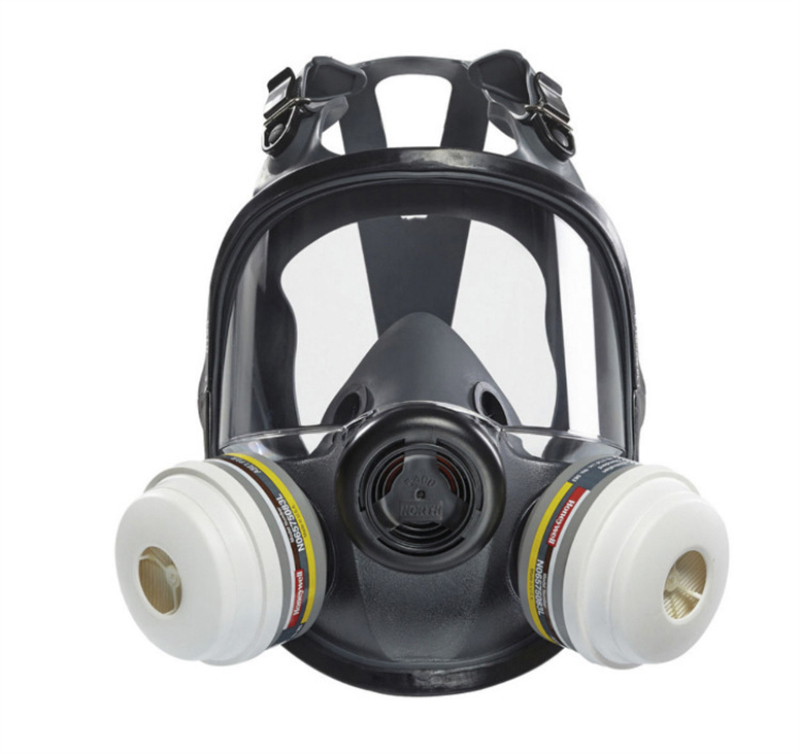 諾斯760008A硅膠全面罩防毒面具圖片4