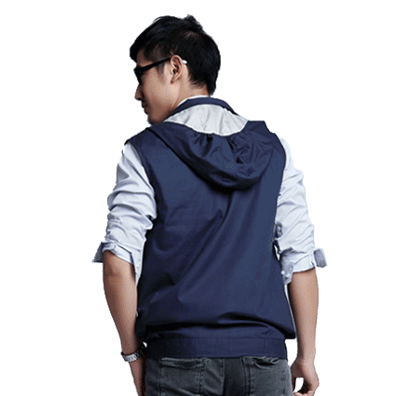 銀珊瑚SHD011-1帶帽防輻射馬甲圖片3