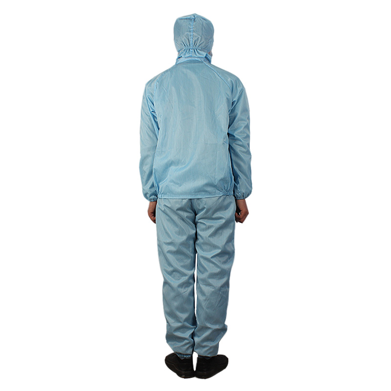 君御1898分體帶帽防靜電無塵服圖片1