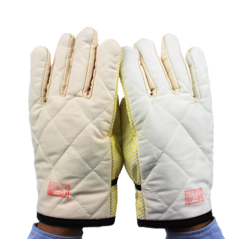 漂牌MF-01加厚棉帆布點塑手套圖片1