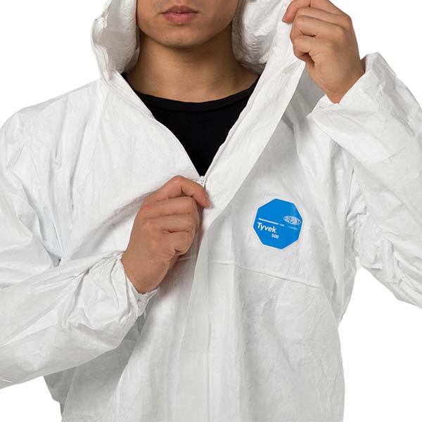 杜邦Tyvek500Xpert防護服帶帽D級連體防化服TY198S LA-B圖片2