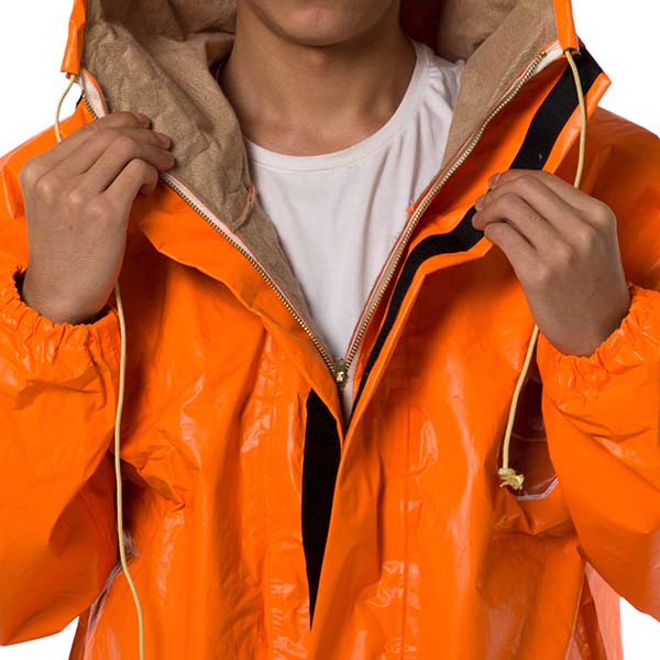 杜邦Tychem6000FR TP198T OR阻燃防化服C級(jí)化學(xué)防護(hù)服橘色圖片1