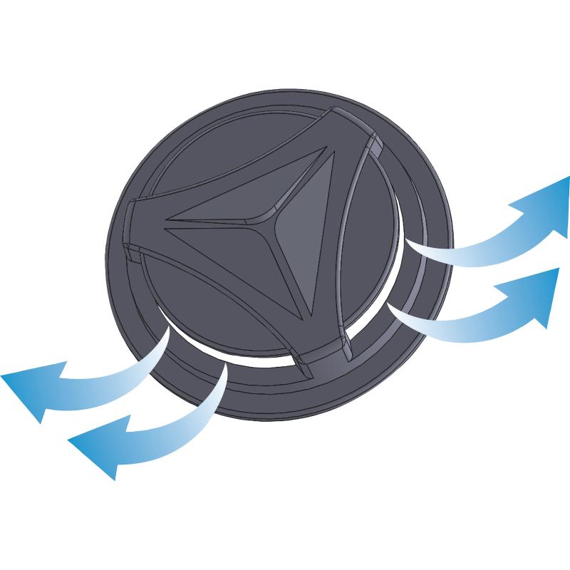 代爾塔M1300V2C無紡布帶閥防塵口罩圖片3