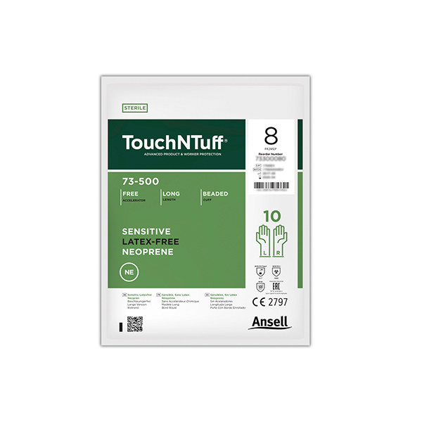 Ansell安思爾73-500TouchNTuff氯丁橡膠手套圖片1