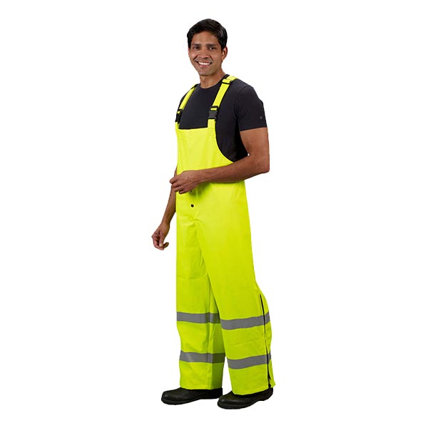 雷克蘭ABPU10LY防水PU涂層阻燃反光防電弧服背帶褲圖片1