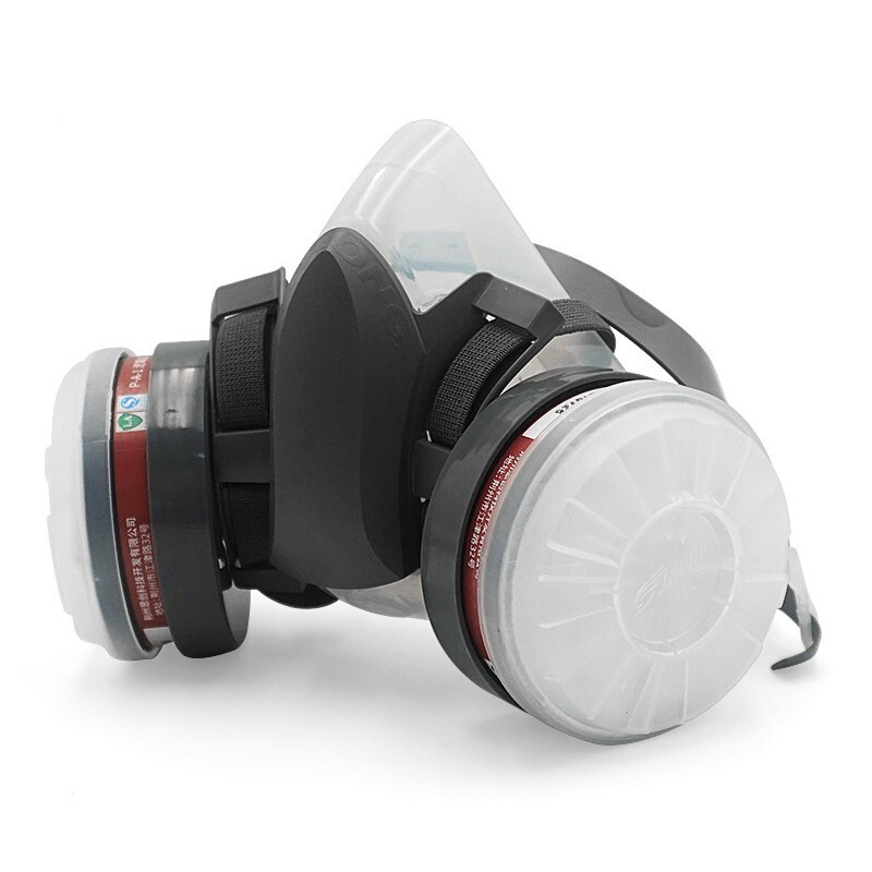 思創ST-M40-1B硅膠雙罐防毒面具圖片1