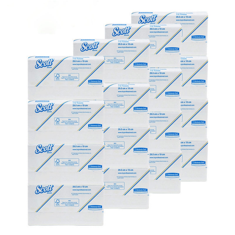 金佰利58550SCOTT纖巧6折式擦手紙圖片3