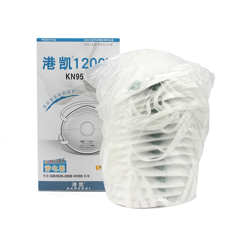 港凱1200V帶閥防塵口罩圖片4