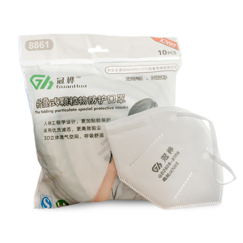 冠樺8861折疊耳帶式KN95防塵口罩圖片3
