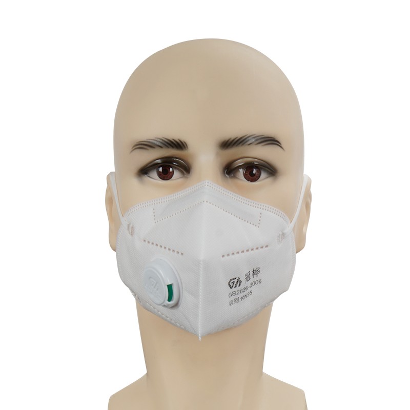 冠樺8861V折疊帶閥耳帶式KN95防塵口罩圖片2 冠樺8861V折疊帶閥耳帶式KN95防塵口罩圖片2