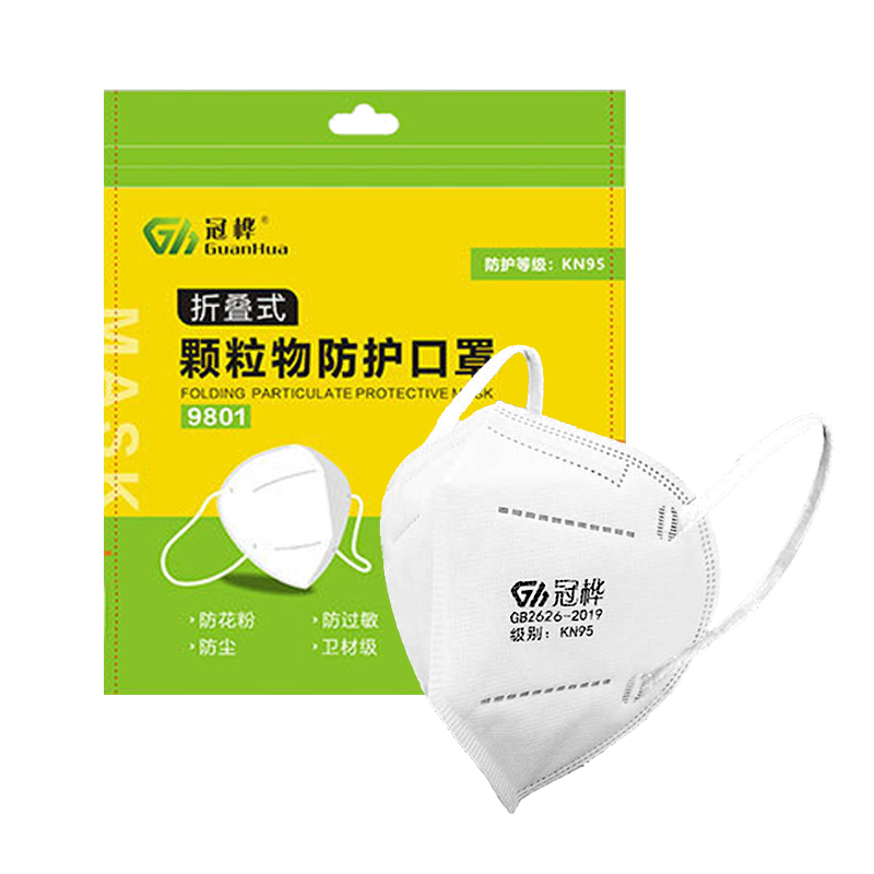 冠樺9801折疊耳帶式KN95防塵口罩圖片3 冠樺9801折疊耳帶式KN95防塵口罩圖片3