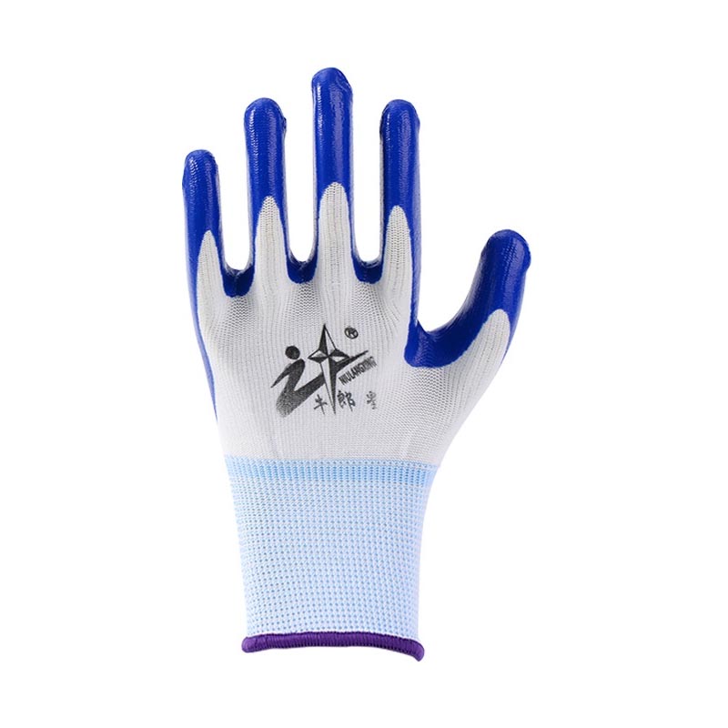 牛郎星白紗藍(lán)勞保手套圖片1