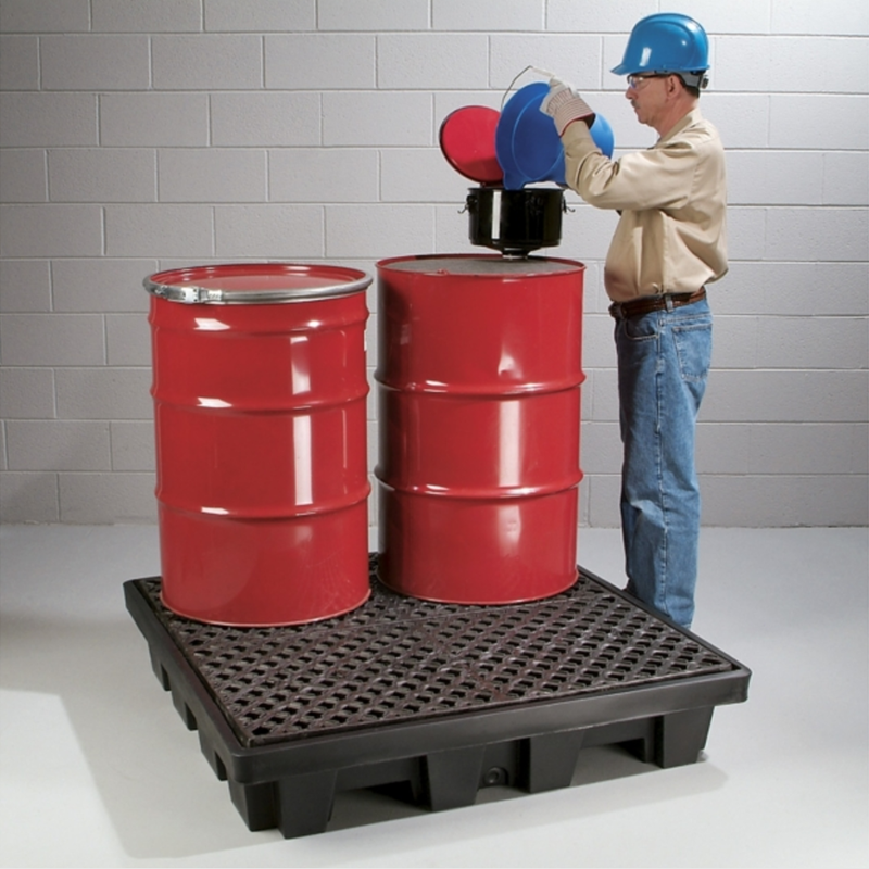 New pig PAK210-WD聚乙烯四桶盛漏托盤圖片1