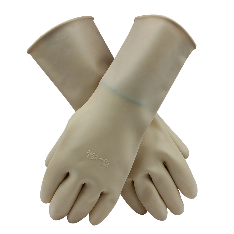 威蝶36B白色加厚乳膠手套圖片1