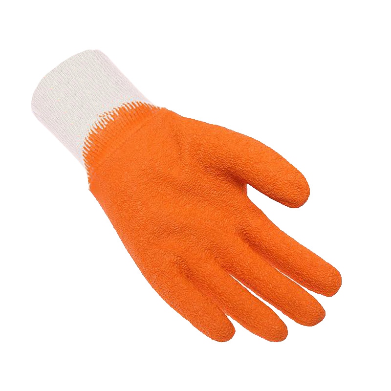 星宇L608乳膠皺紋半浸勞保手套圖片1