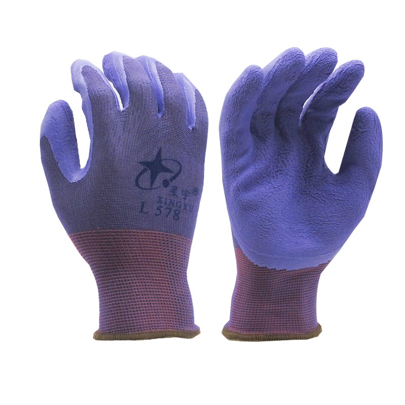 星宇L578尼龍乳膠發(fā)泡勞保手套圖片1