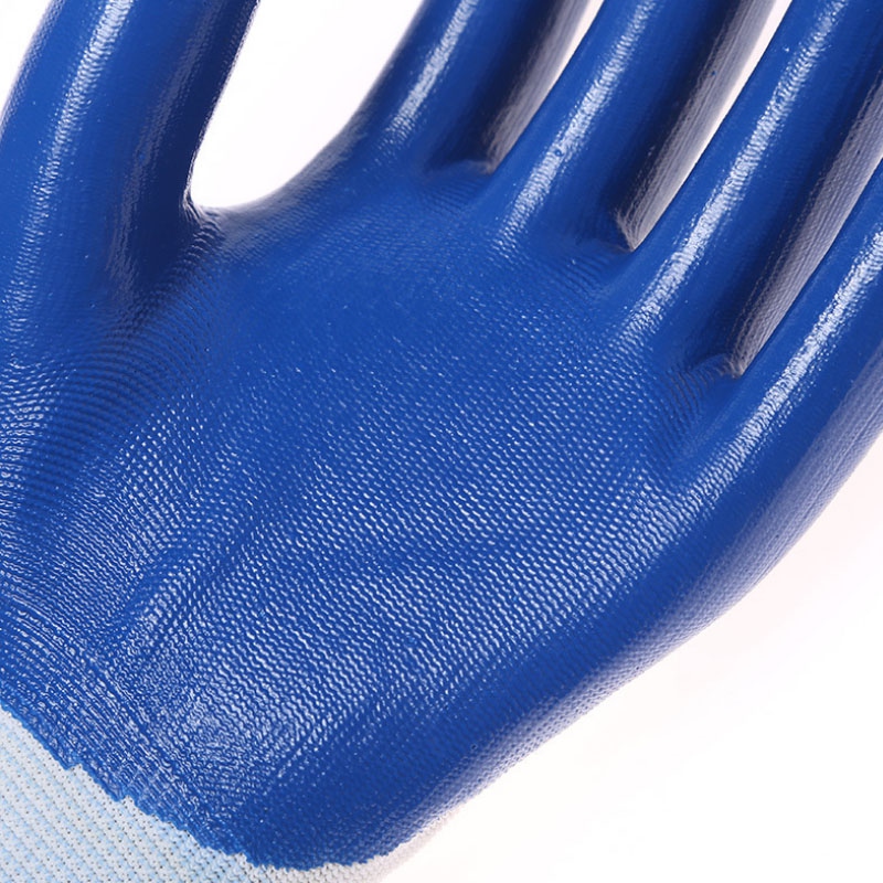 星宇N588十三針白尼龍丁腈勞保手套圖片2