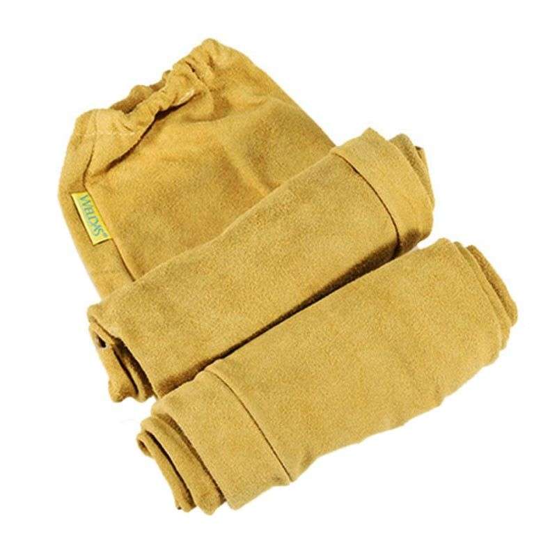 威特仕44-2319牛二層芯皮防火阻燃套袖圖片1