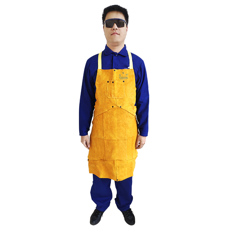 威特仕44-2136皮護胸防火阻燃圍裙圖片1