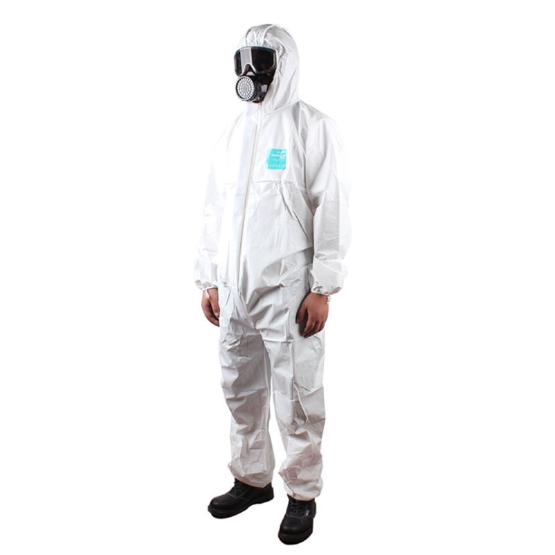 微護佳MG2000WH20-B-99-159-02白色舒適型有帽連體防護服圖片2
