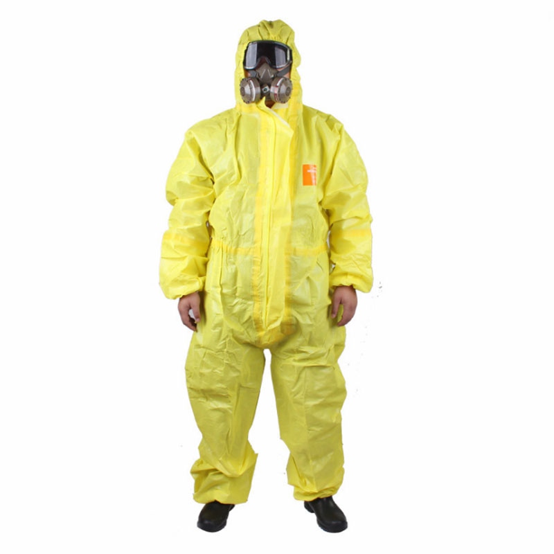 微護佳YE30-W-99-122-02 MC3000黃色雙袖雙褲腿帶腳套連體防化服圖片1 微護佳YE30-W-99-122-02 MC3000黃色雙袖雙褲腿帶腳套連體防化服圖片1