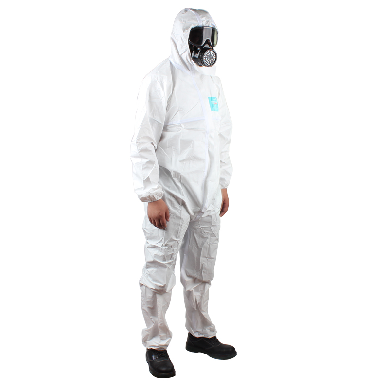 微護佳MG2000白色增強型膠條連體防護服WH20-T-99-111-02圖片1
