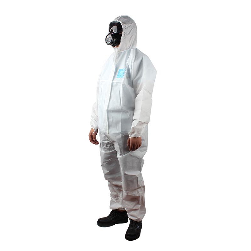 微護(hù)佳MG1500 WH15-B-99-157-02白色增強(qiáng)型有帽連體防護(hù)服圖片2