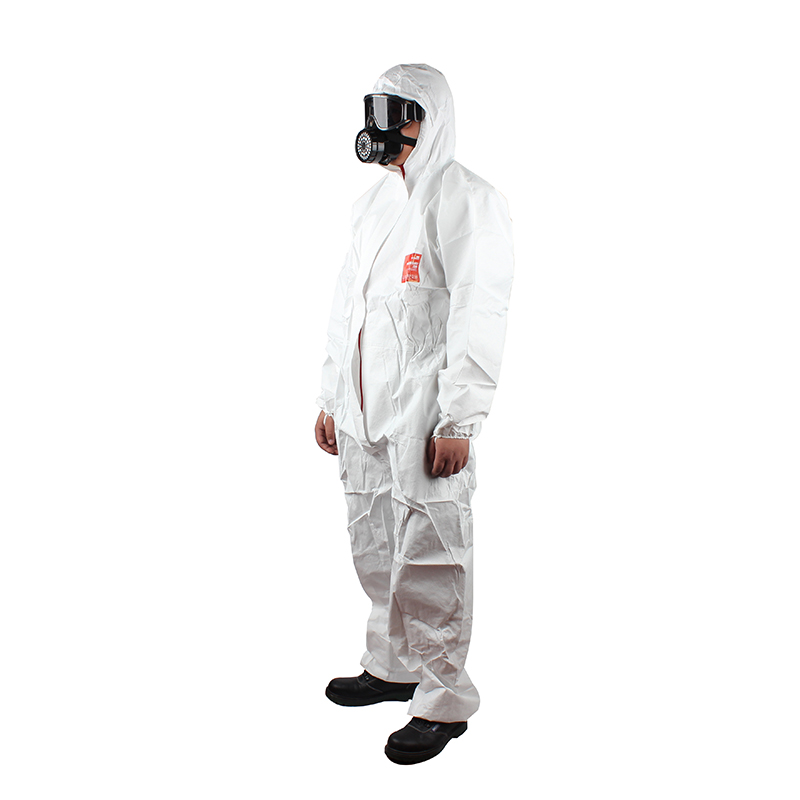 微護佳MG2500 WH25-W-99-111-02白色標準型有帽連體防護服圖片2