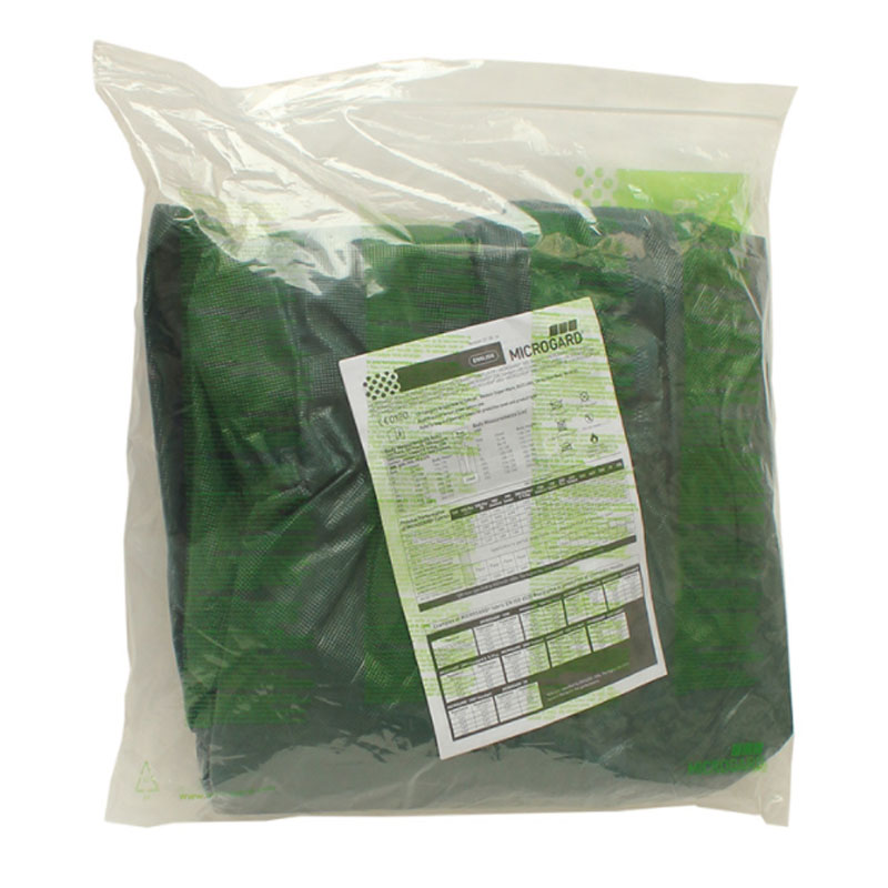 微護佳GR40-T-99-122-02 MC4000綠色雙袖雙褲腿帶腳套連體防化服圖片2