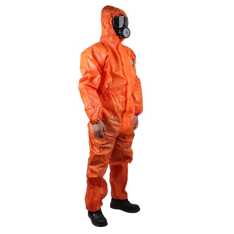 微護(hù)佳MC5000橙色雙袖連體防化服OR50-T-99-111-02圖片1