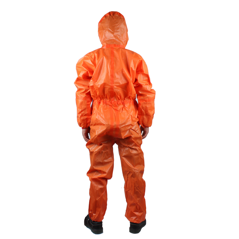 微護(hù)佳MC5000橙色雙袖連體防化服OR50-T-99-111-02圖片4