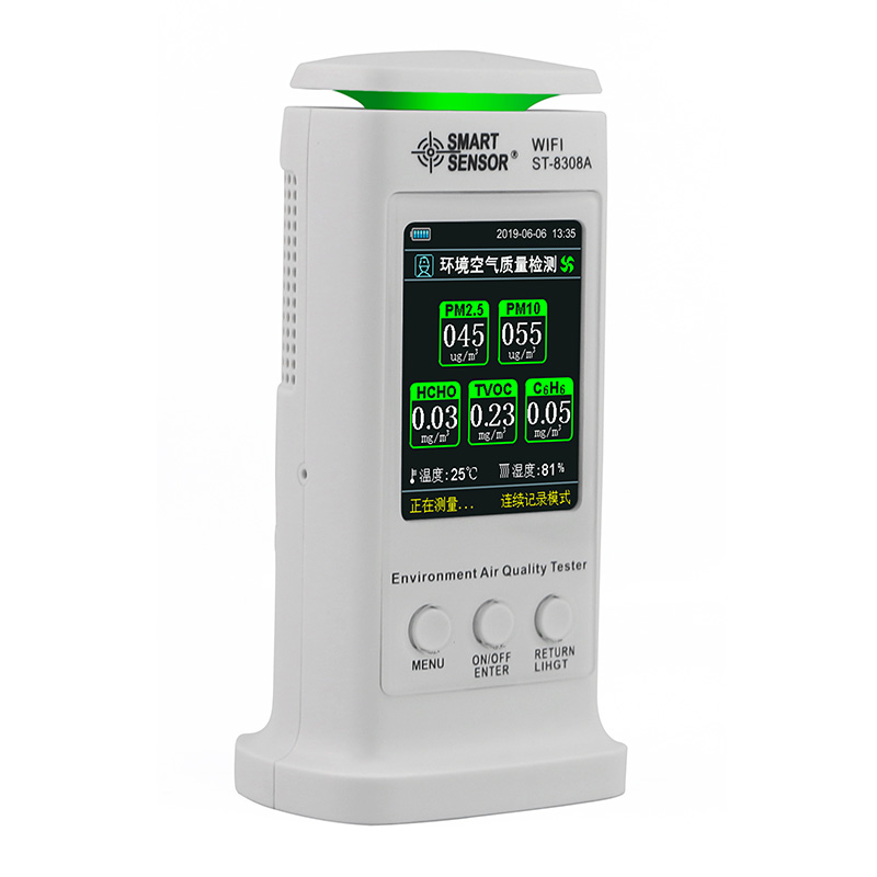 希瑪ST-8308A（WIFI版）環(huán)境空氣質(zhì)量檢測(cè)儀圖片3