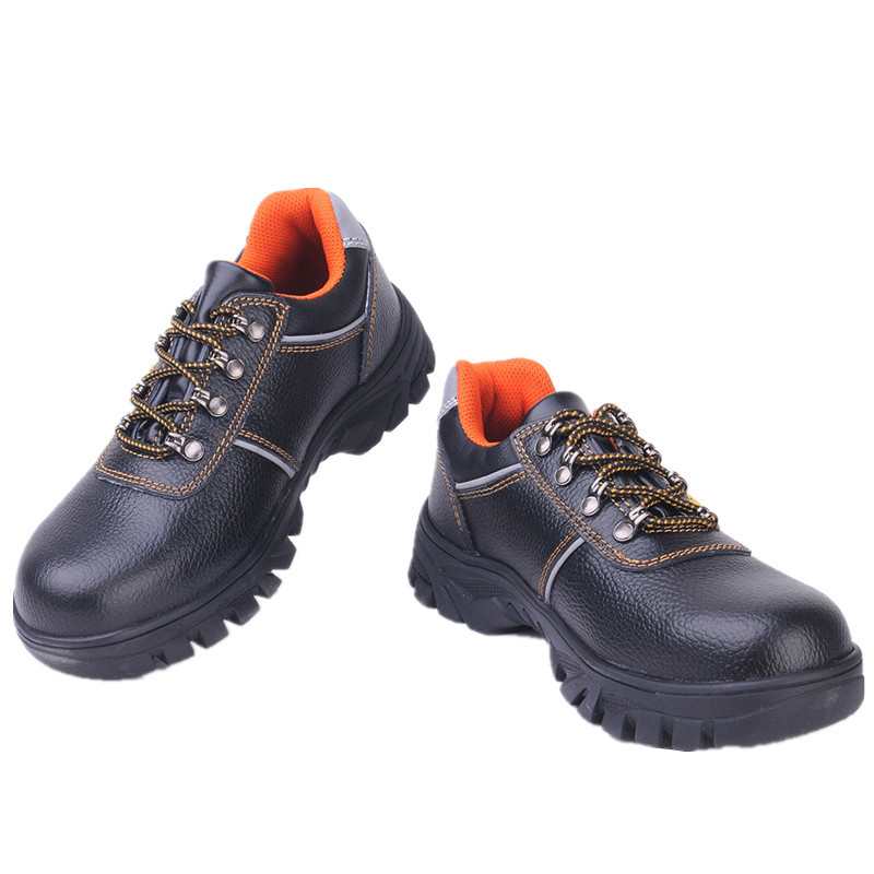 尊獅牛皮防砸防刺穿安全防護(hù)鞋圖片2